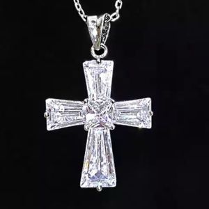 Swarovski Crystals Dainty Cross Necklace The Phebette